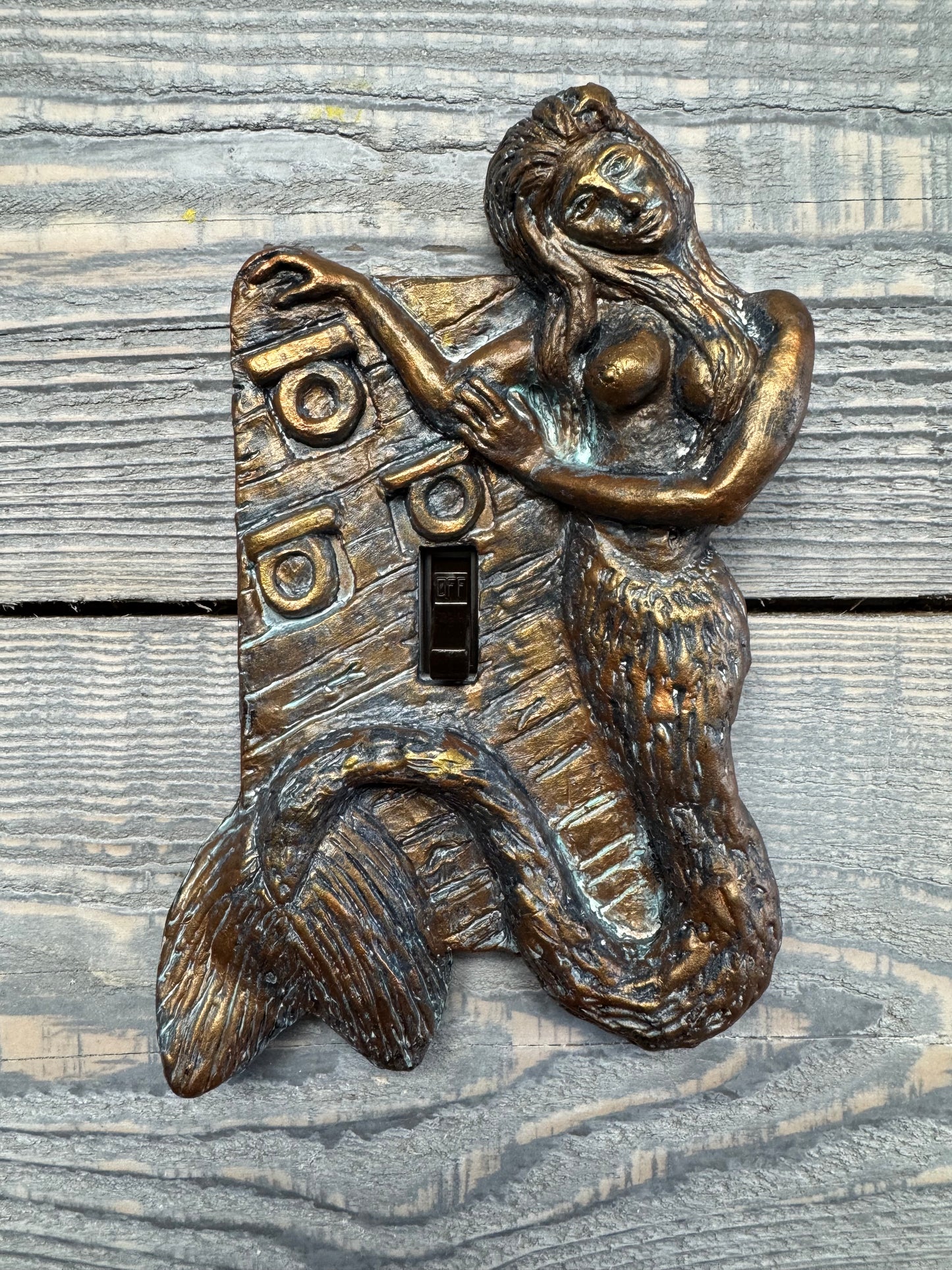 Mermaid Toggle Switch Plate