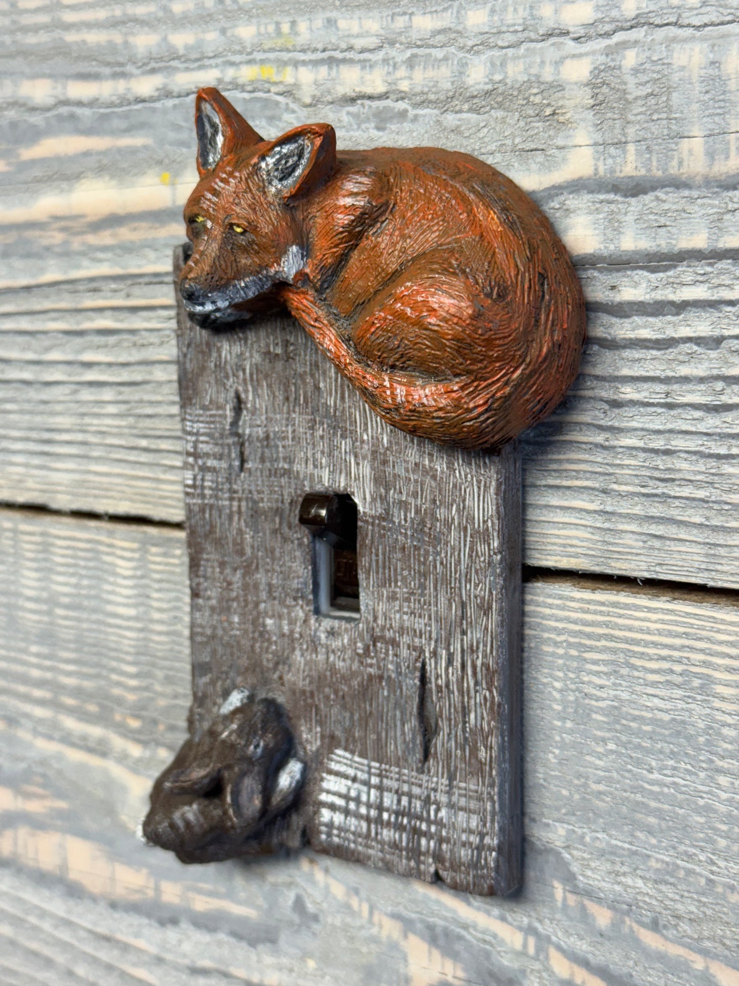 Fox Toggle Switch Plate