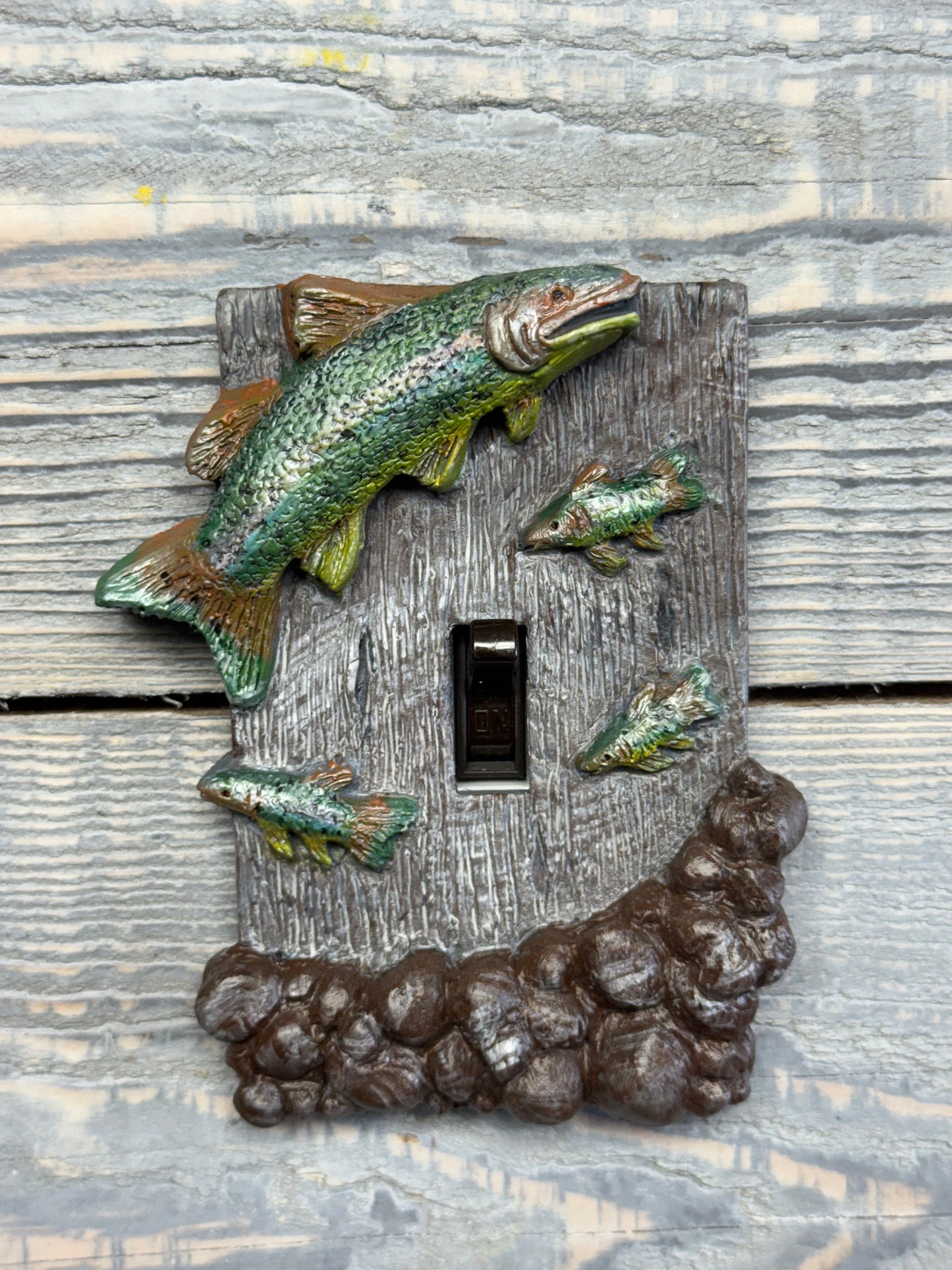 Trout Toggle Switch Plate