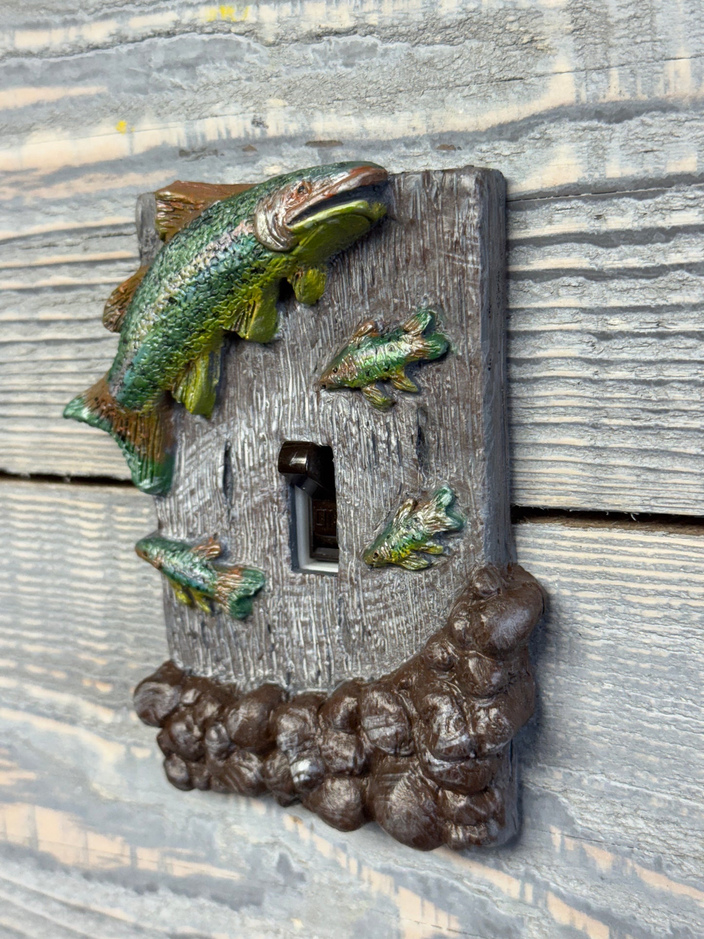 Trout Toggle Switch Plate
