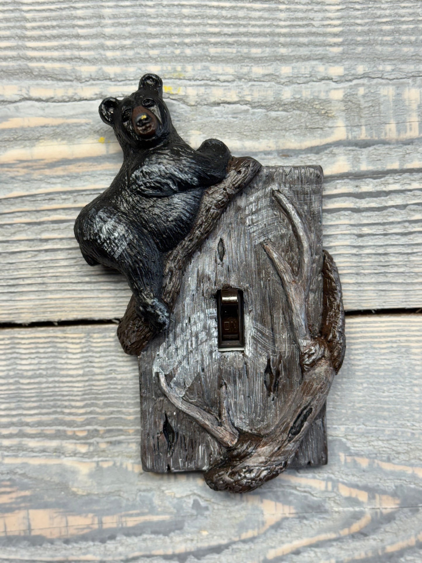 Bear Toggle Switch Plate