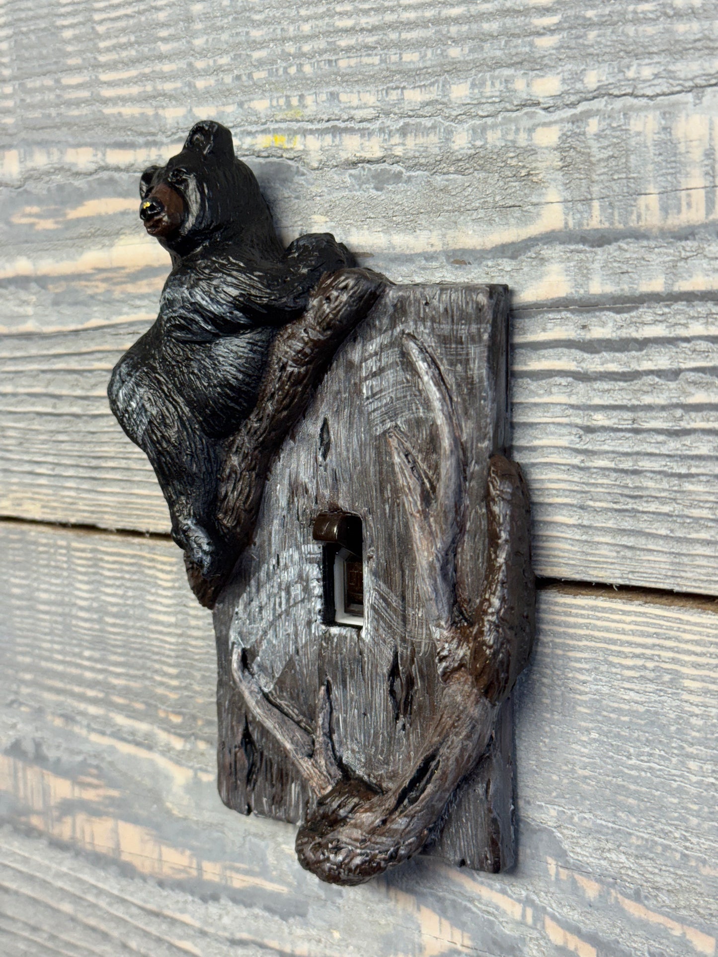 Bear Toggle Switch Plate