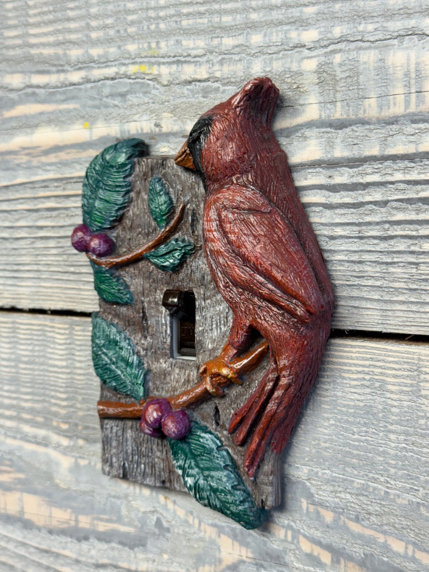 Cardinal Toggle Switch Plate