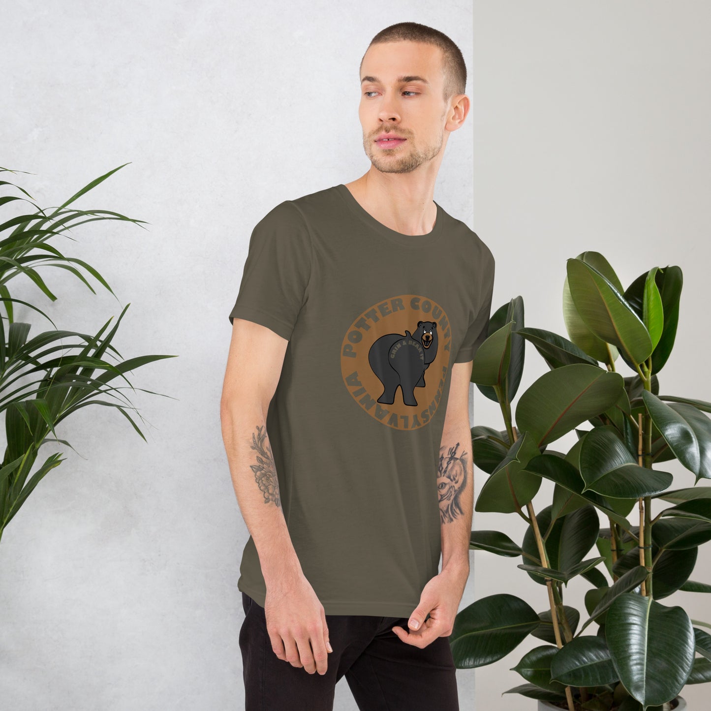 Grin And Bear It, Potter County, PA Unisex t-shirt