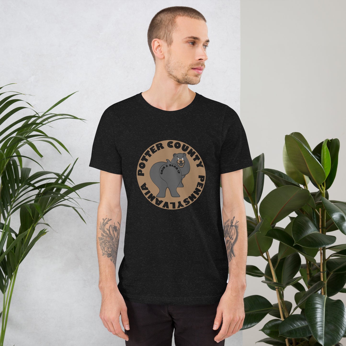 Grin And Bear It, Potter County, PA Unisex t-shirt