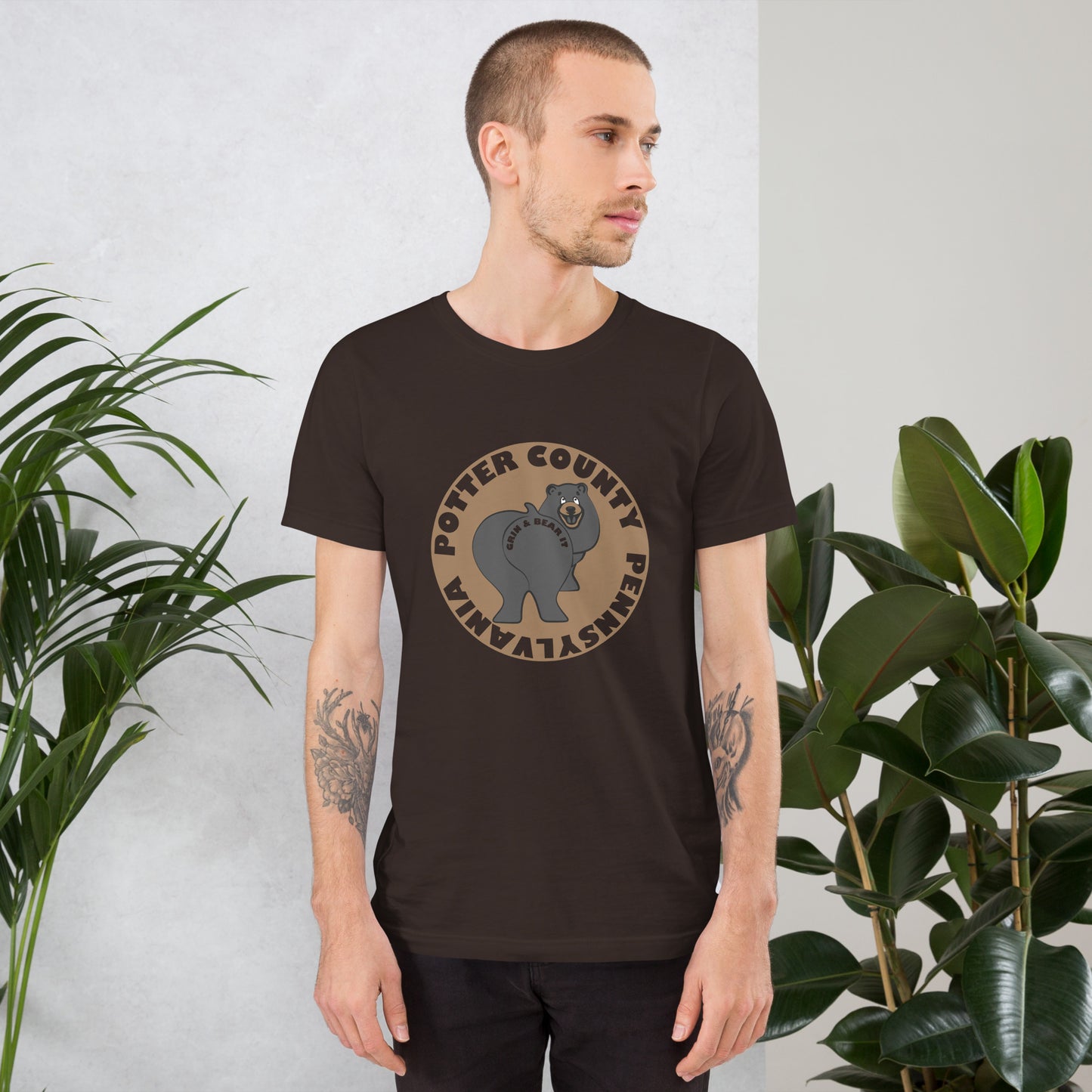 Grin And Bear It, Potter County, PA Unisex t-shirt