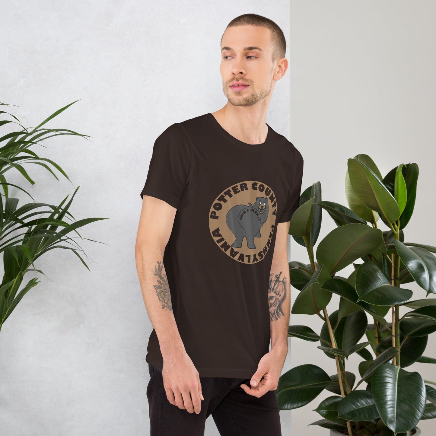 Grin And Bear It, Potter County, PA Unisex t-shirt
