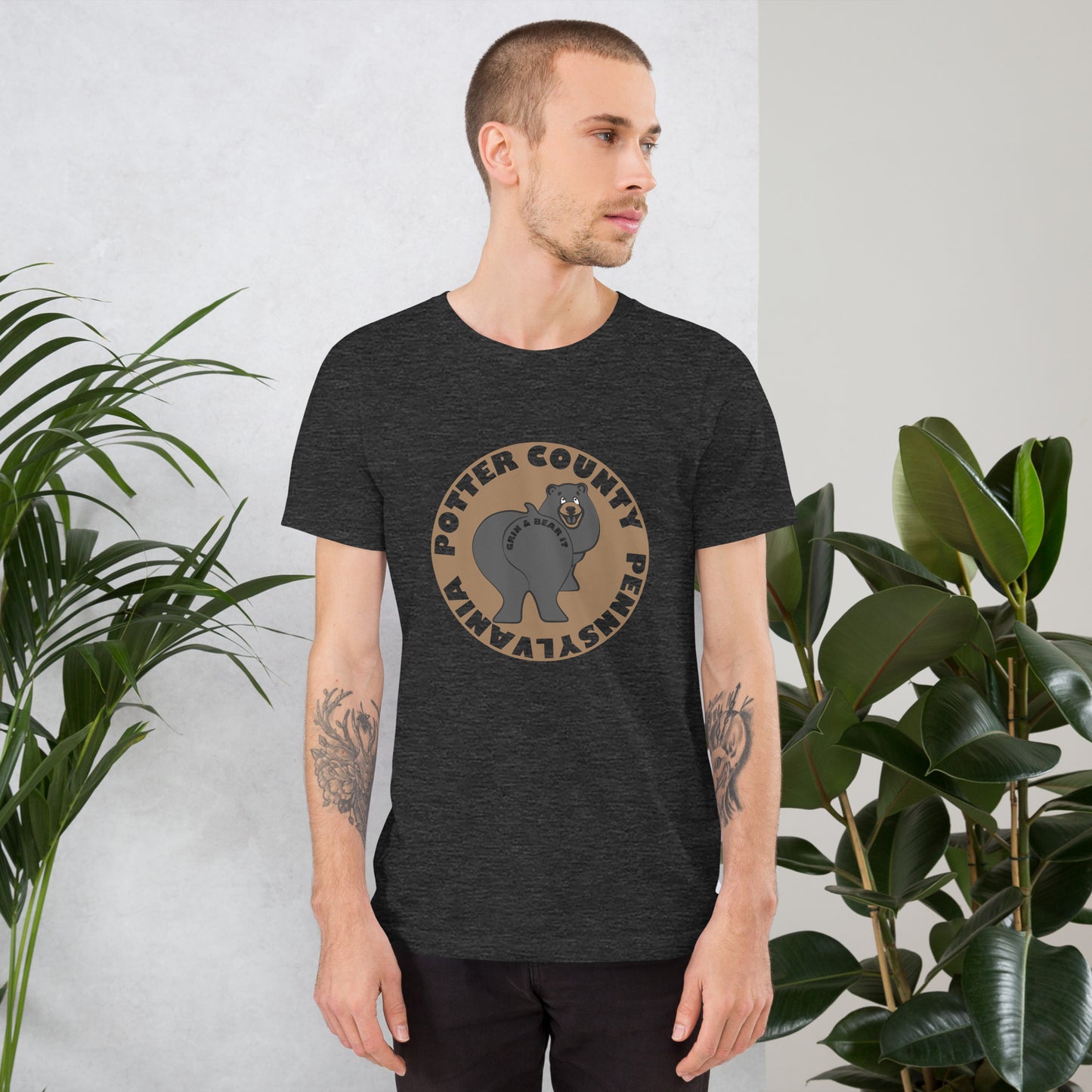 Grin And Bear It, Potter County, PA Unisex t-shirt