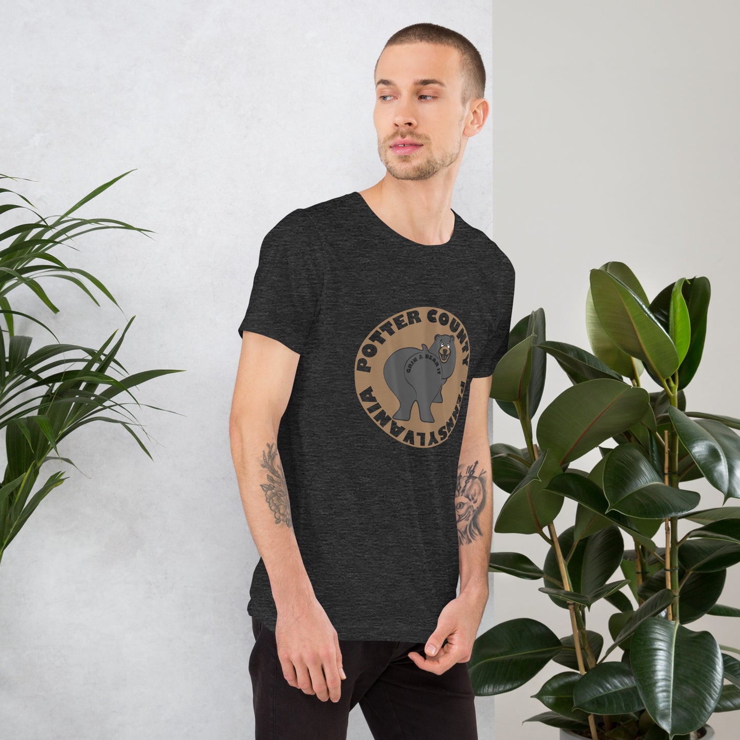 Grin And Bear It, Potter County, PA Unisex t-shirt