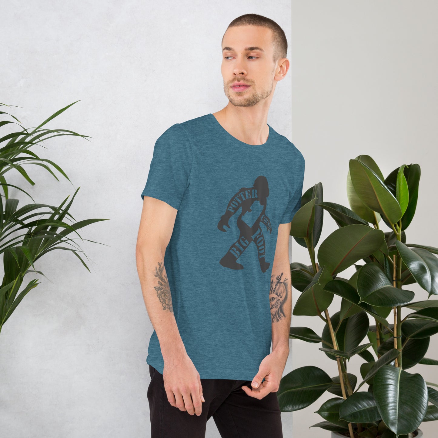 Potter County Big Foot Stamped Unisex t-shirt