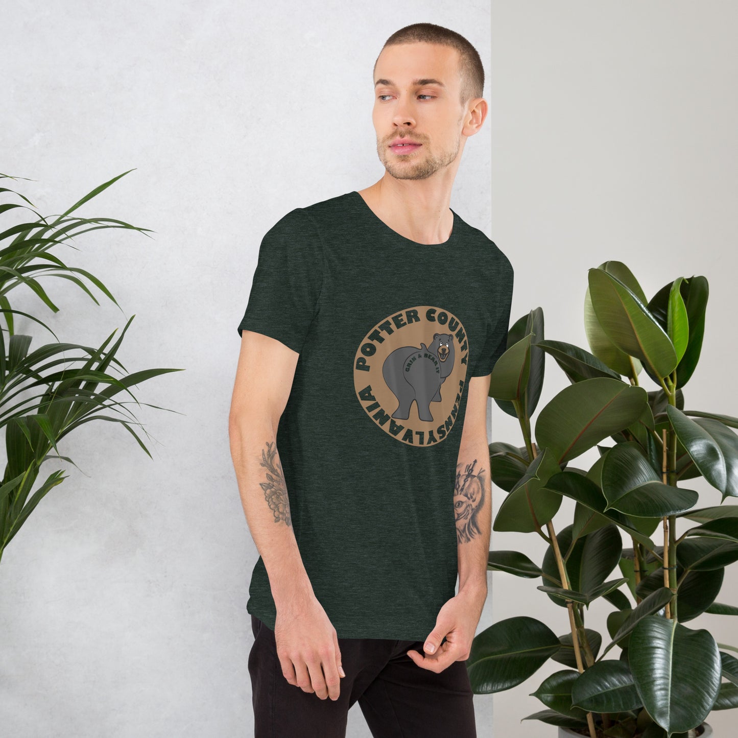 Grin And Bear It, Potter County, PA Unisex t-shirt
