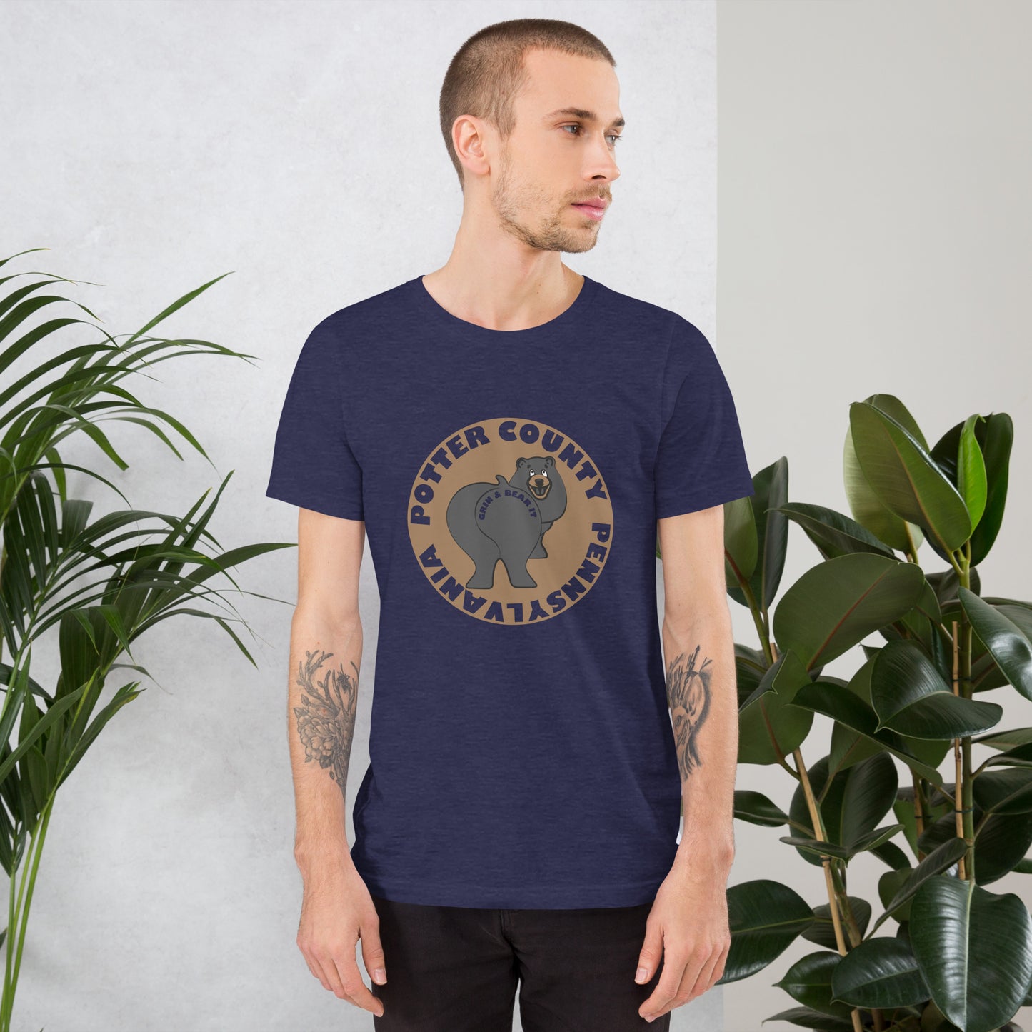 Grin And Bear It, Potter County, PA Unisex t-shirt