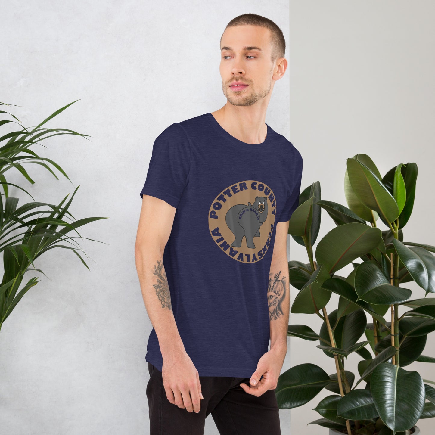Grin And Bear It, Potter County, PA Unisex t-shirt
