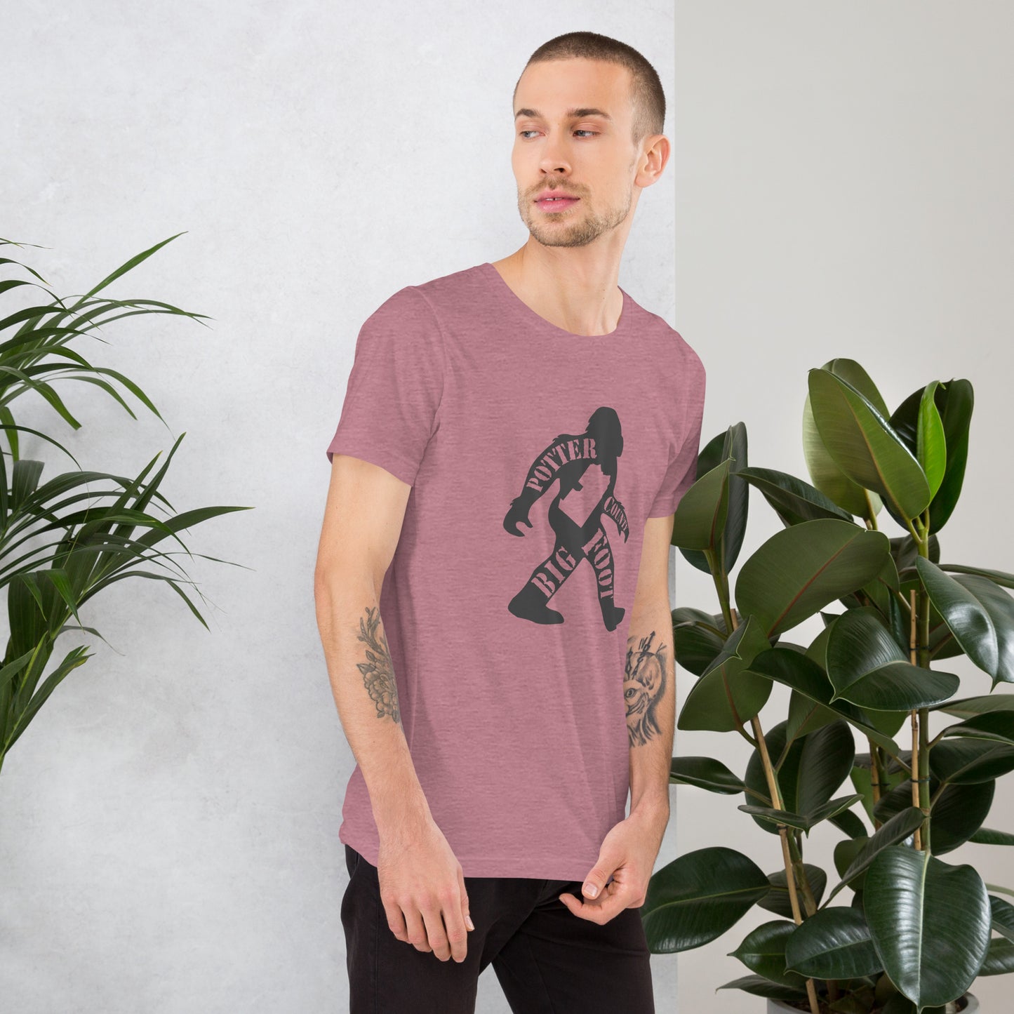 Potter County Big Foot Stamped Unisex t-shirt