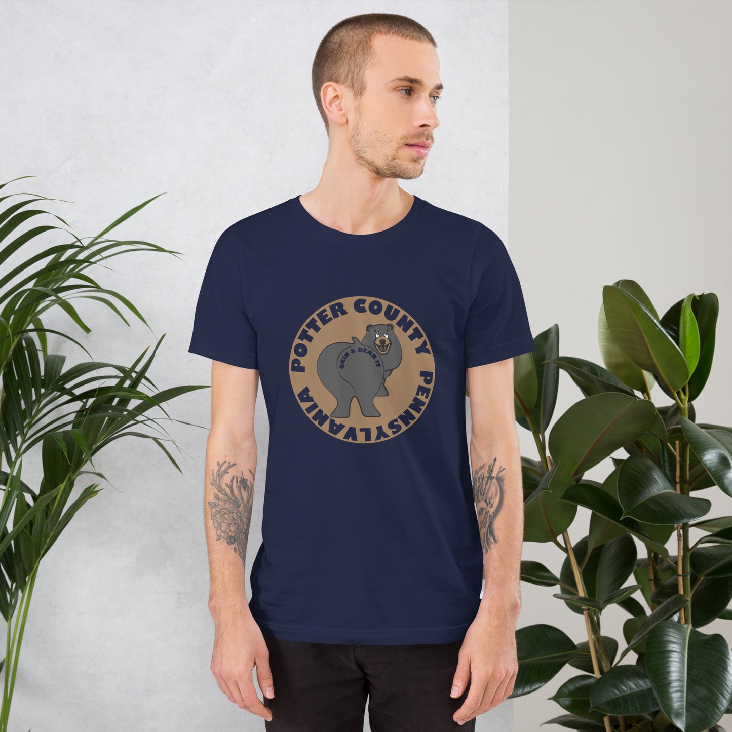 Grin And Bear It, Potter County, PA Unisex t-shirt