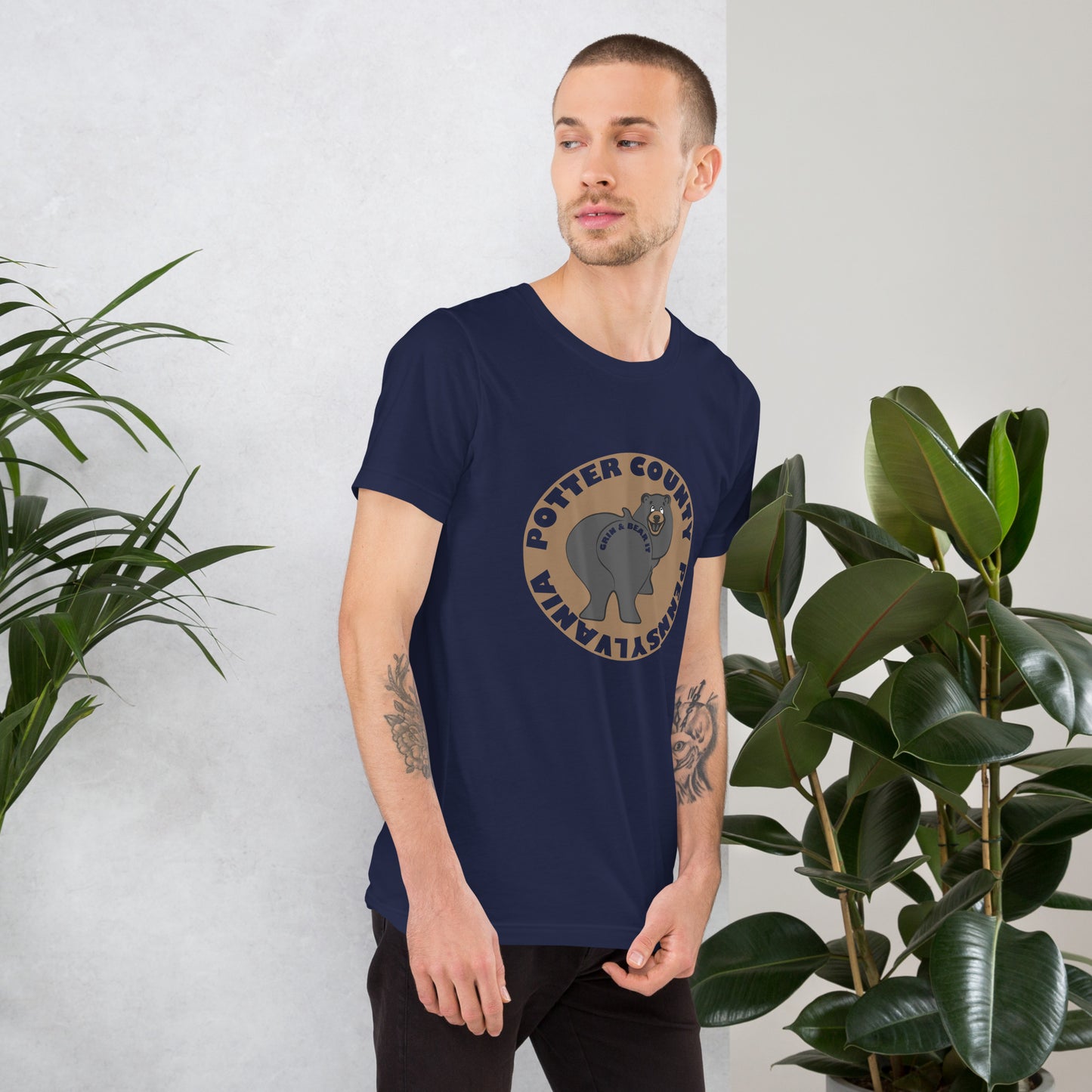 Grin And Bear It, Potter County, PA Unisex t-shirt