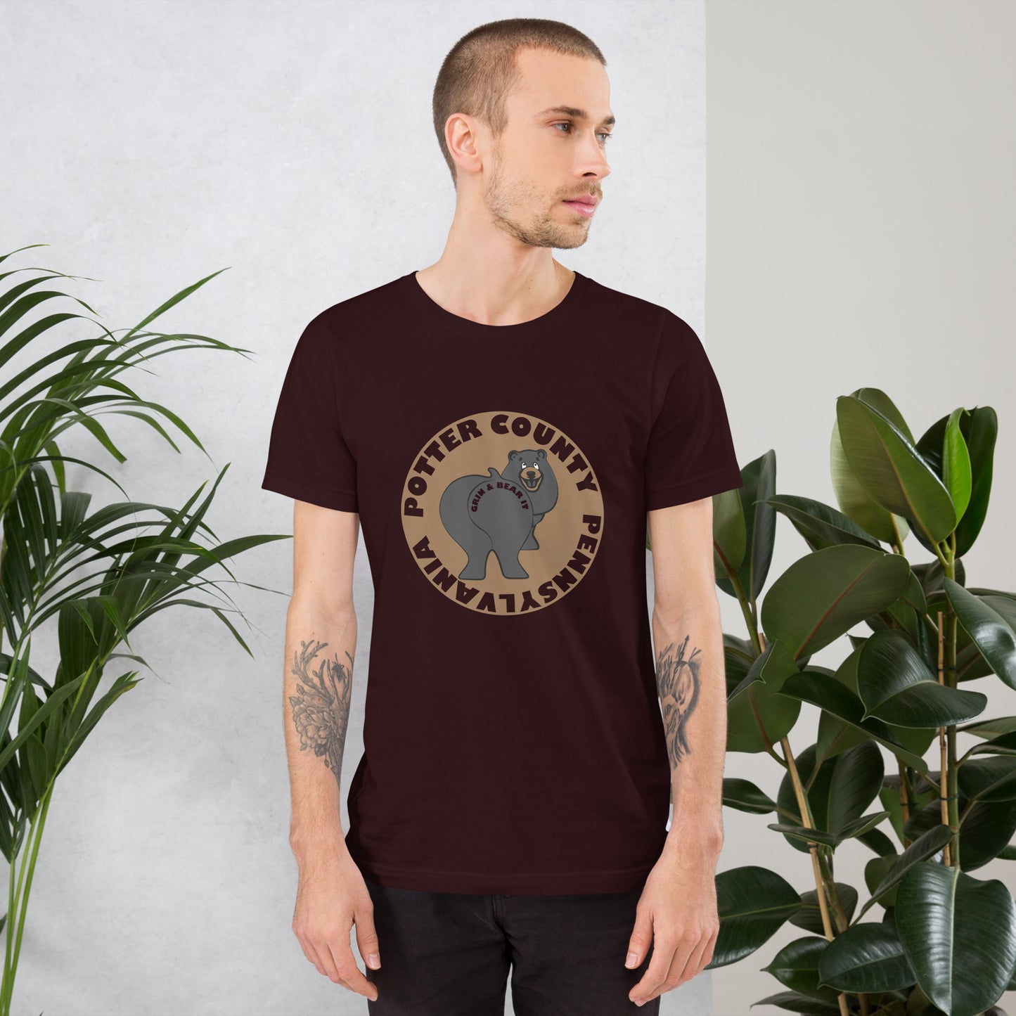 Grin And Bear It, Potter County, PA Unisex t-shirt