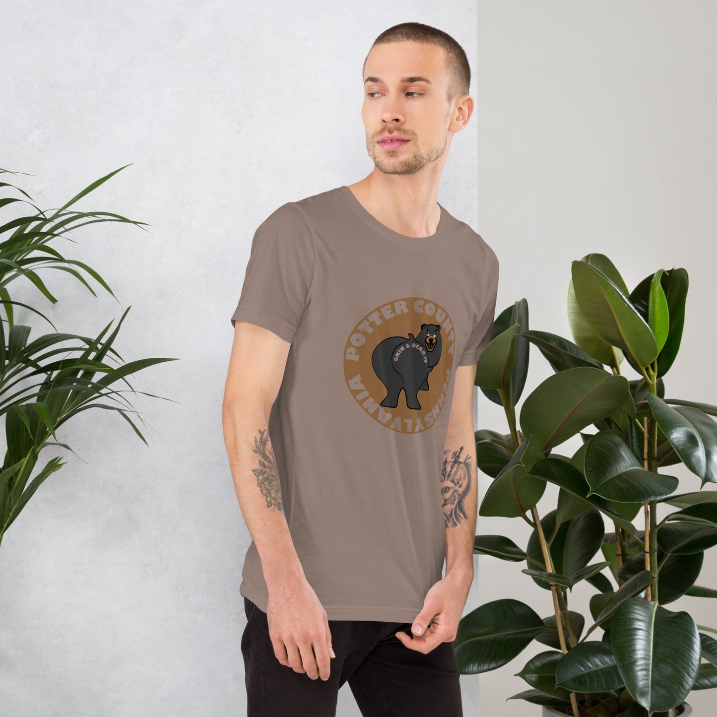 Grin And Bear It, Potter County, PA Unisex t-shirt