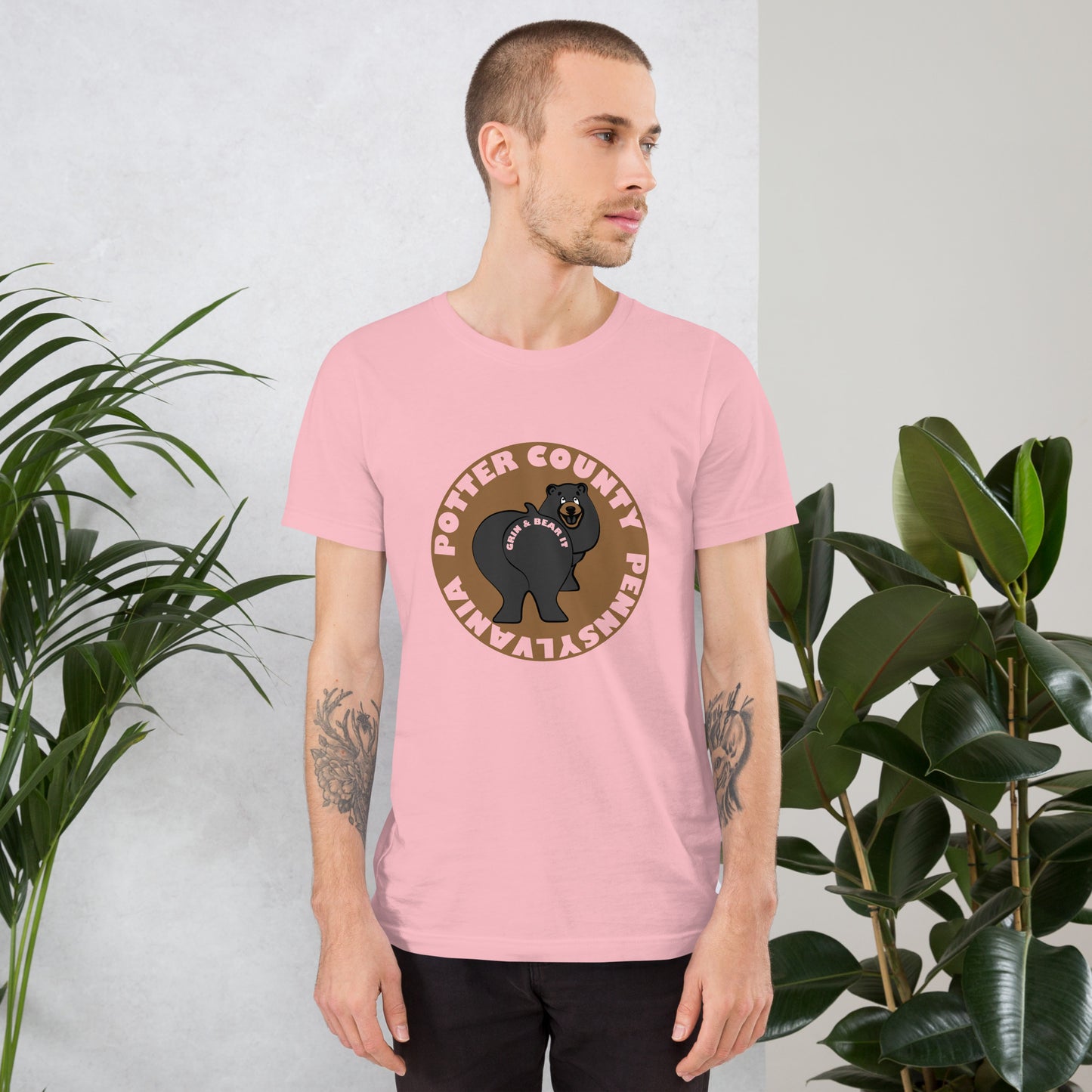 Grin And Bear It, Potter County, PA Unisex t-shirt