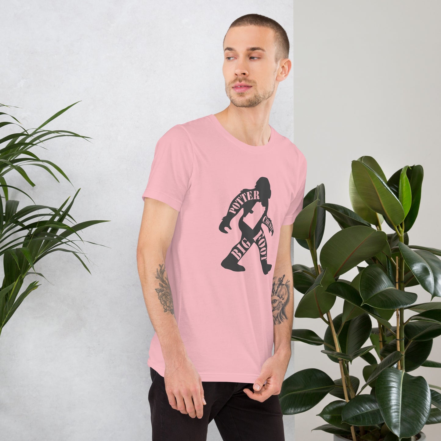 Potter County Big Foot Stamped Unisex t-shirt