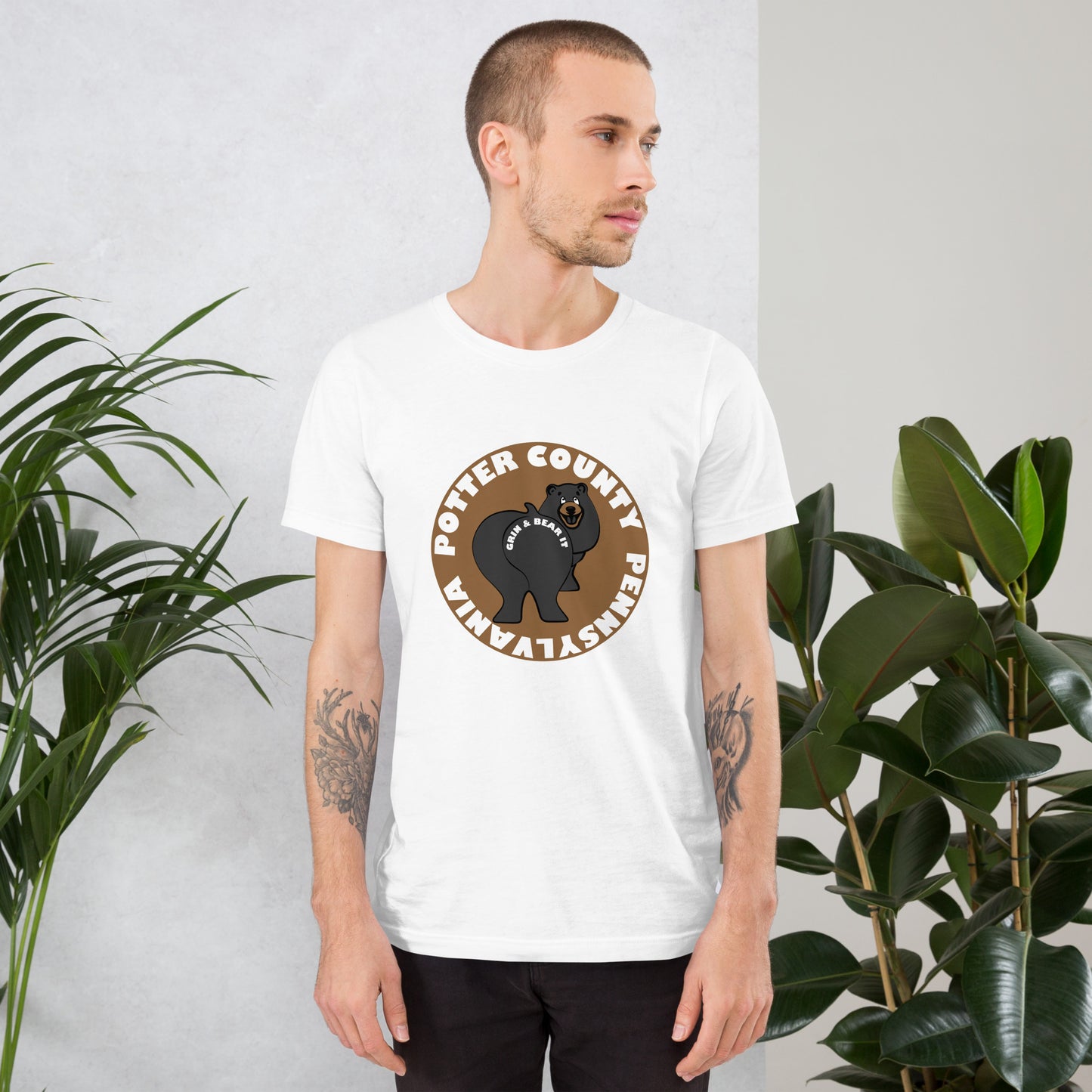 Grin And Bear It, Potter County, PA Unisex t-shirt