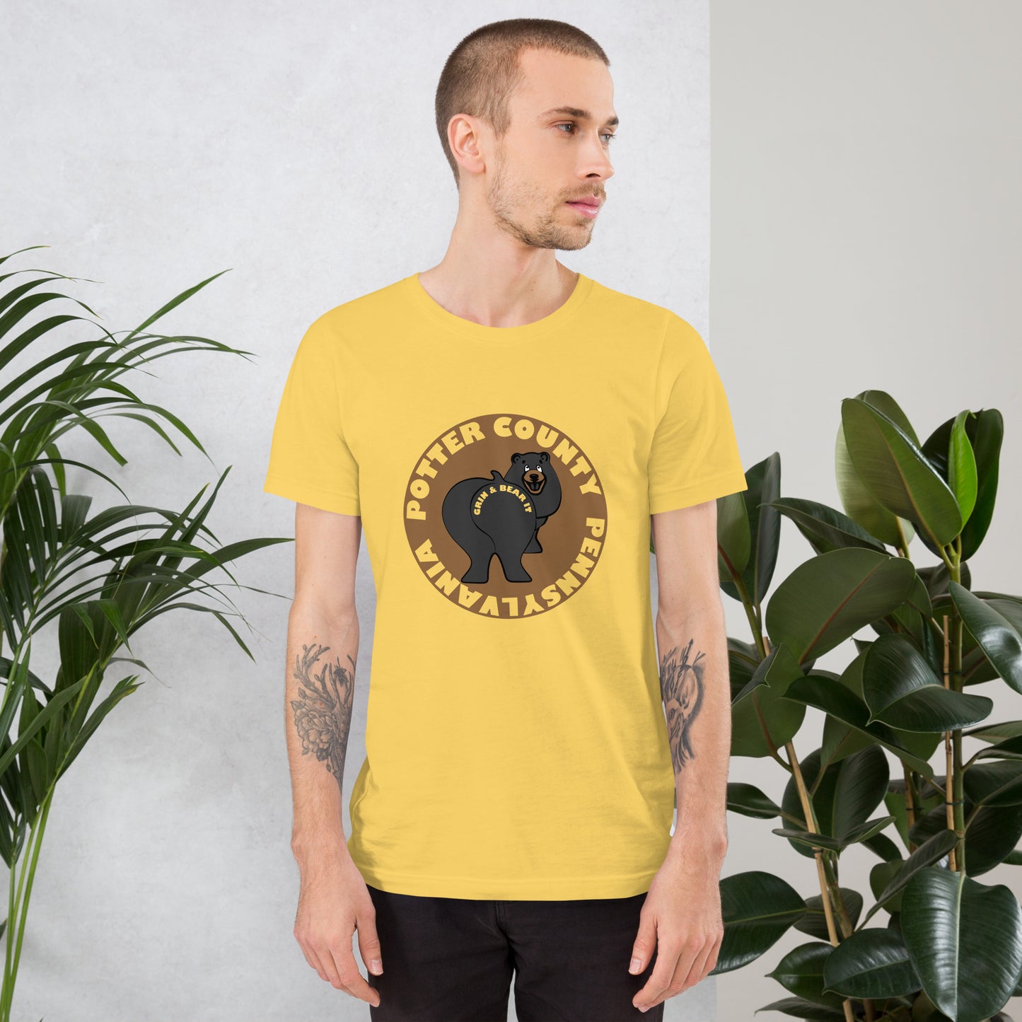 Grin And Bear It, Potter County, PA Unisex t-shirt
