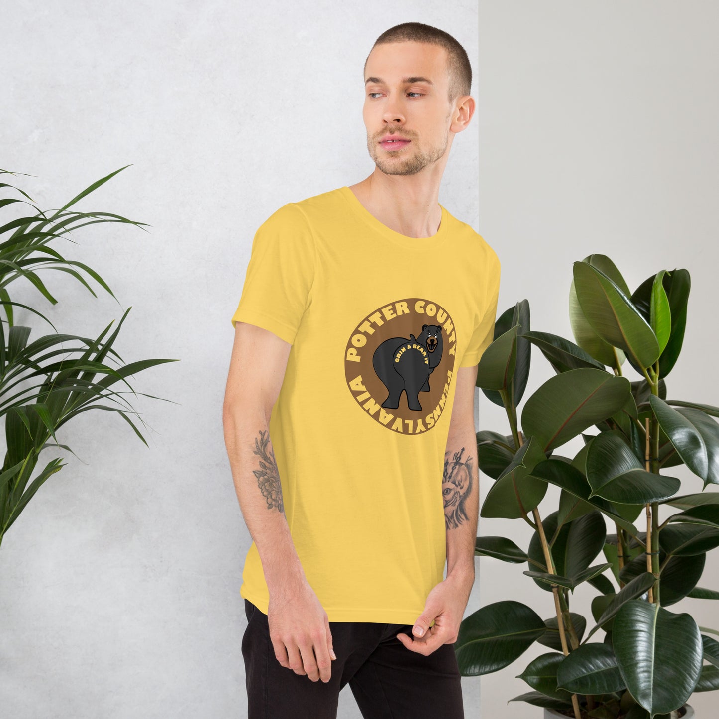 Grin And Bear It, Potter County, PA Unisex t-shirt