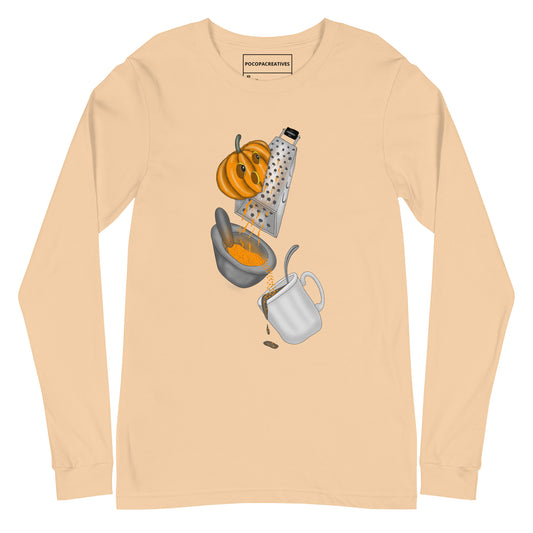 Fresh Pumpkin Spice Unisex Long Sleeve Tee