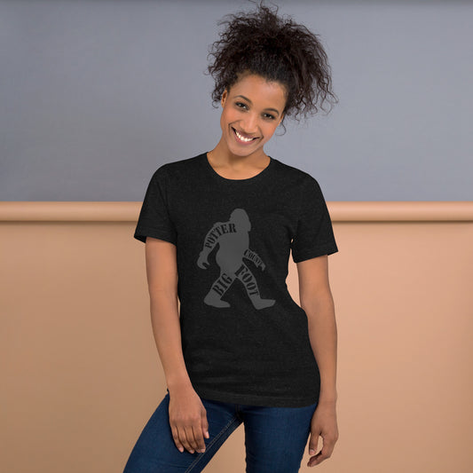 Potter County Big Foot, Potter County PA, Unisex t-shirt