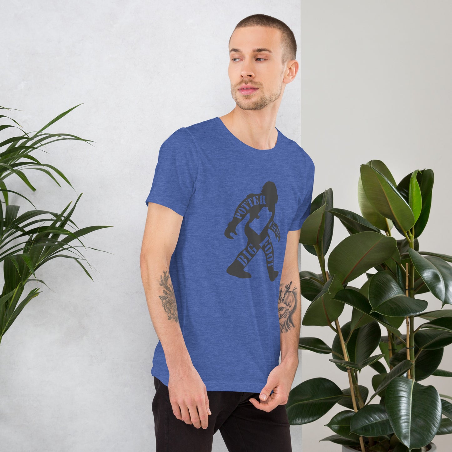 Potter County Big Foot Stamped Unisex t-shirt