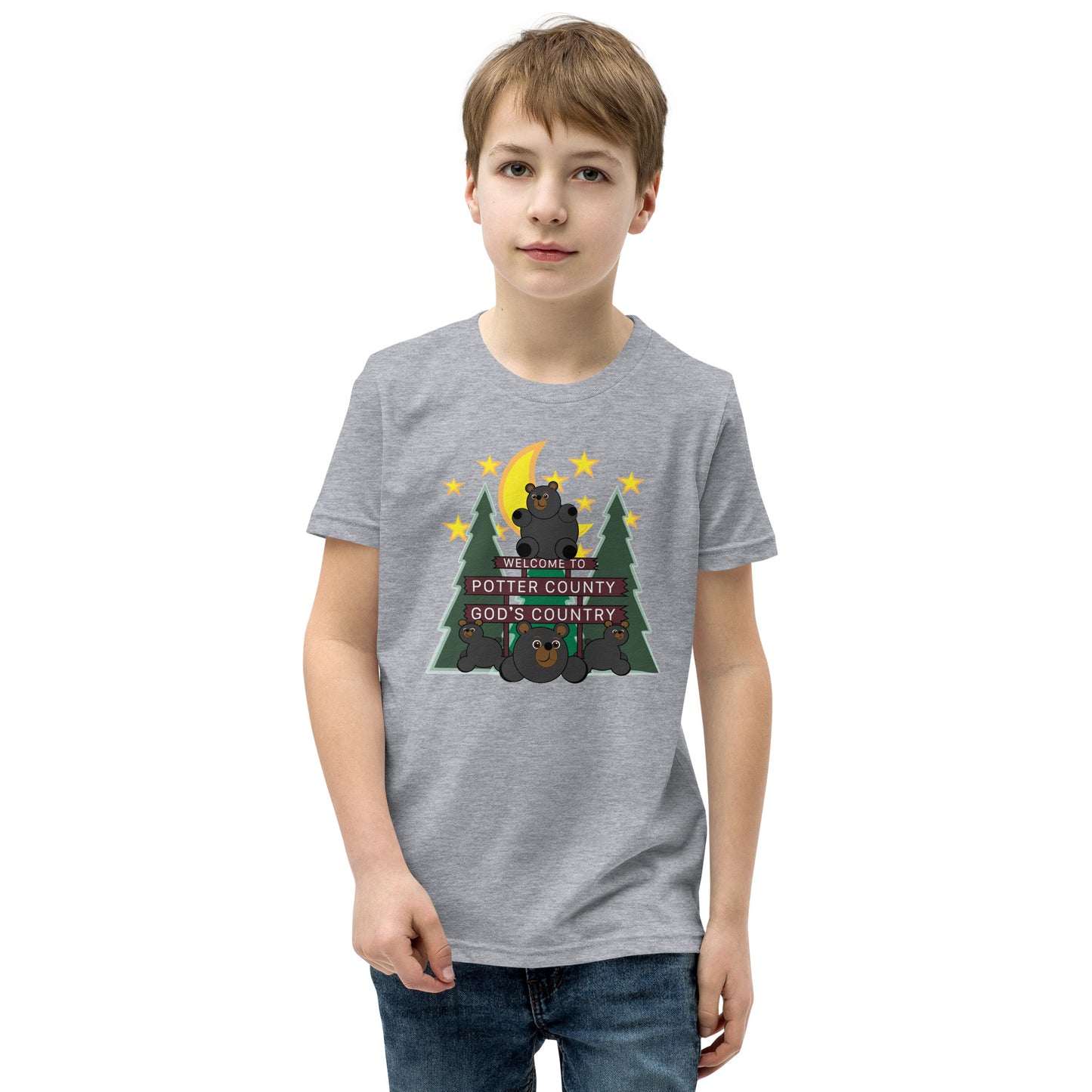 Welcome To Potter County, PA Youth Short Sleeve T-Shirt