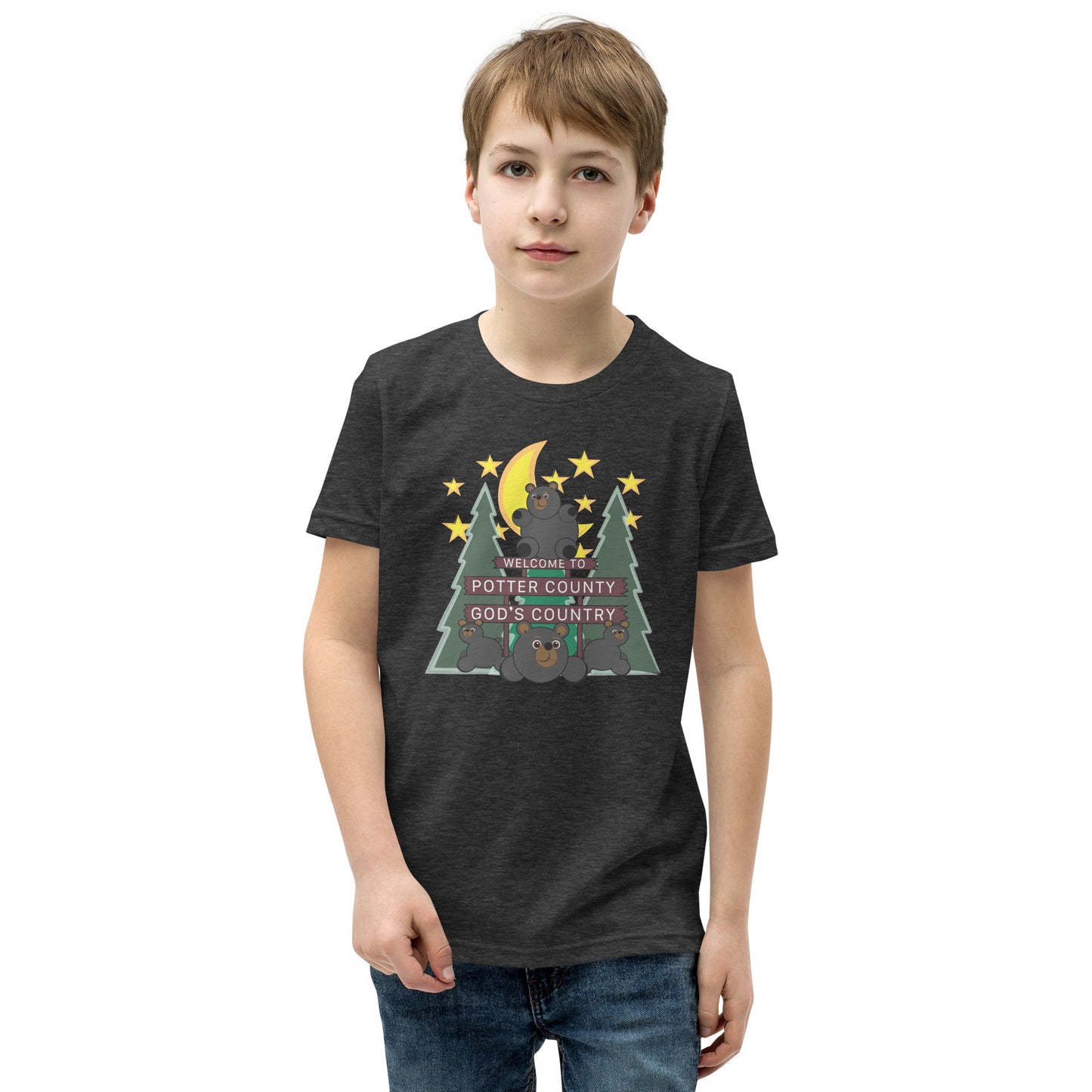 Welcome To Potter County, PA Youth Short Sleeve T-Shirt