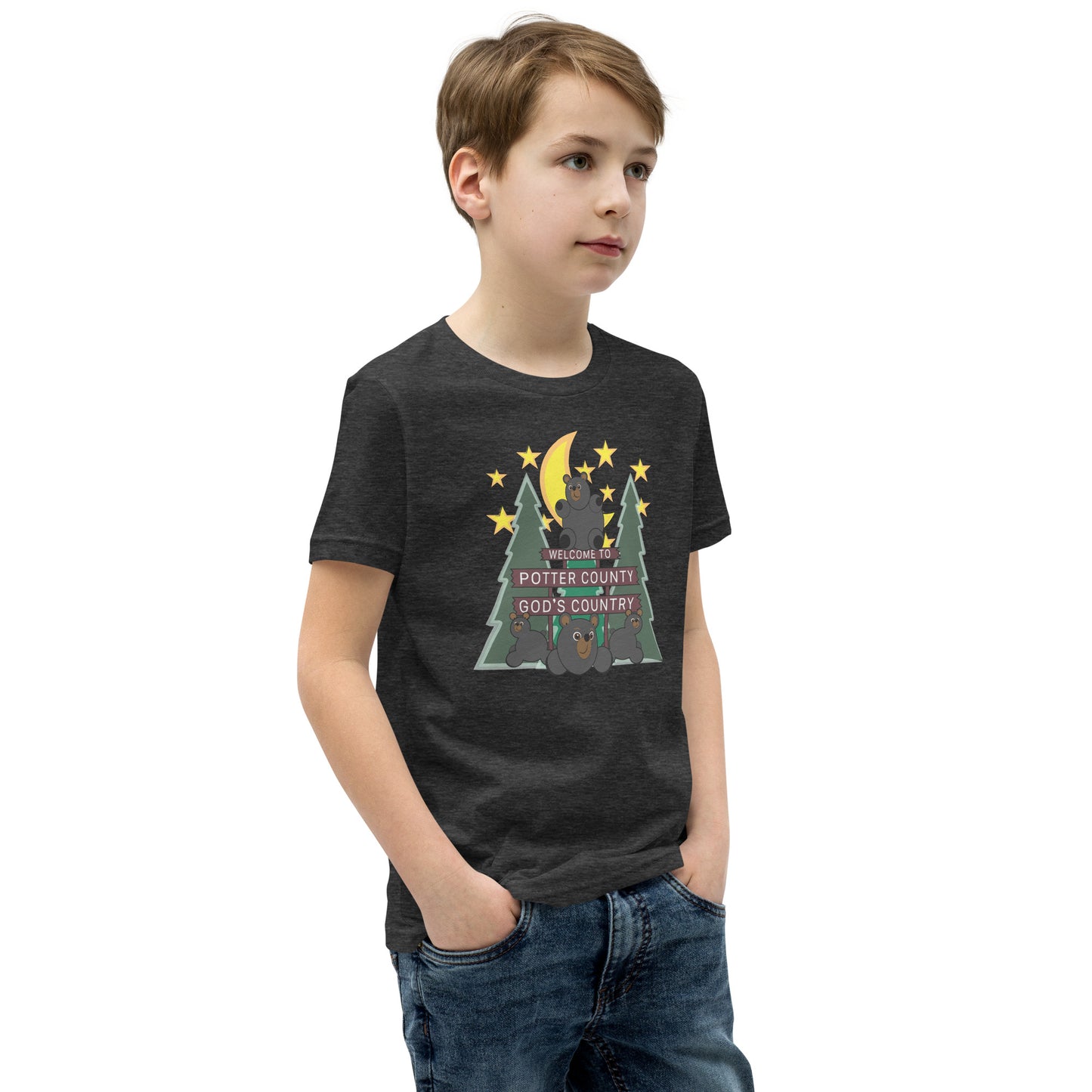 Welcome To Potter County, PA Youth Short Sleeve T-Shirt