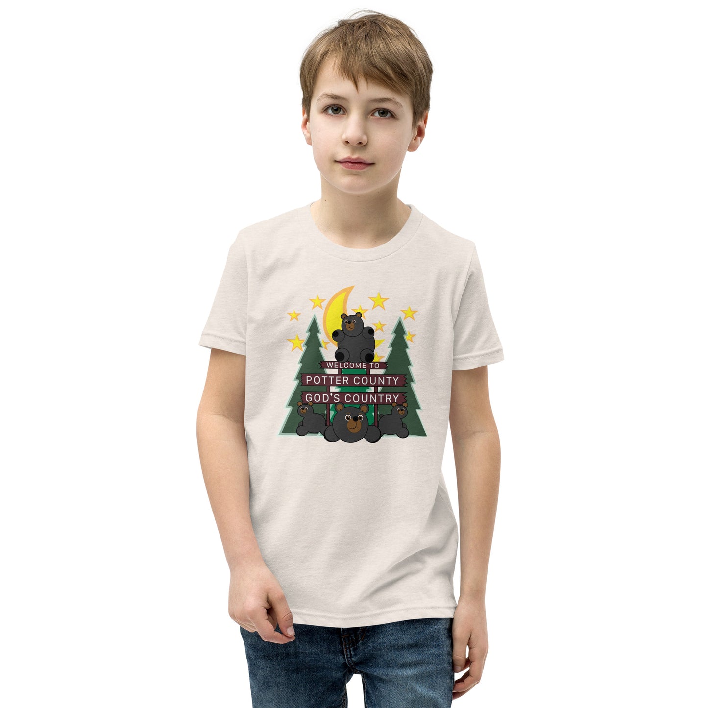 Welcome To Potter County, PA Youth Short Sleeve T-Shirt