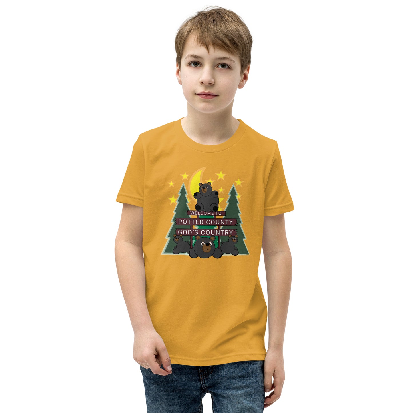 Welcome To Potter County, PA Youth Short Sleeve T-Shirt