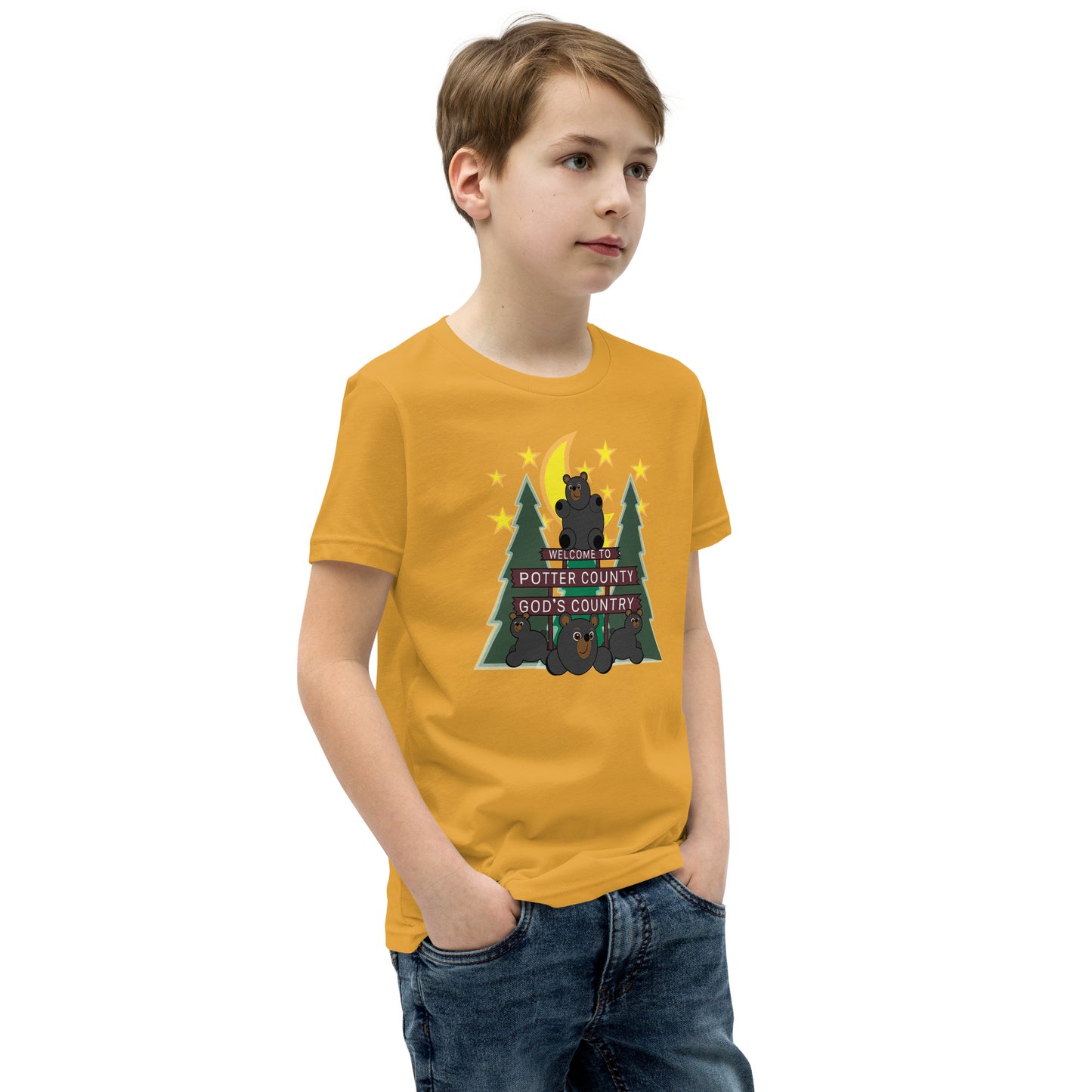 Welcome To Potter County, PA Youth Short Sleeve T-Shirt